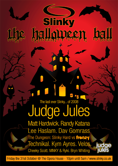 The Slinky Halloween Ball Poster