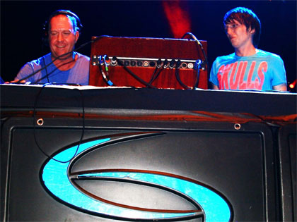 Gaz White & Tim Lyall DJ'ing for Slinky at the Opera House