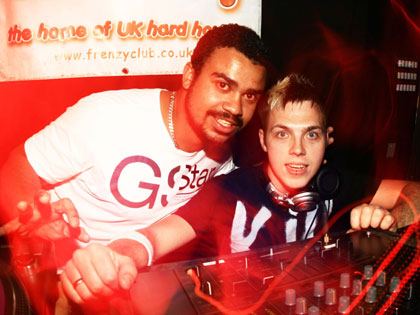 MNKY & Ryki behind the Frenzy decks