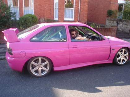 You can usually notice DJ Wilma driving around Bournemouth